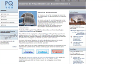 Desktop Screenshot of pq-verein.de