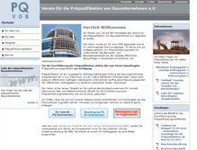 Tablet Screenshot of pq-verein.de